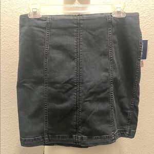 Free People Blue Mini Pencil Skirt Casual